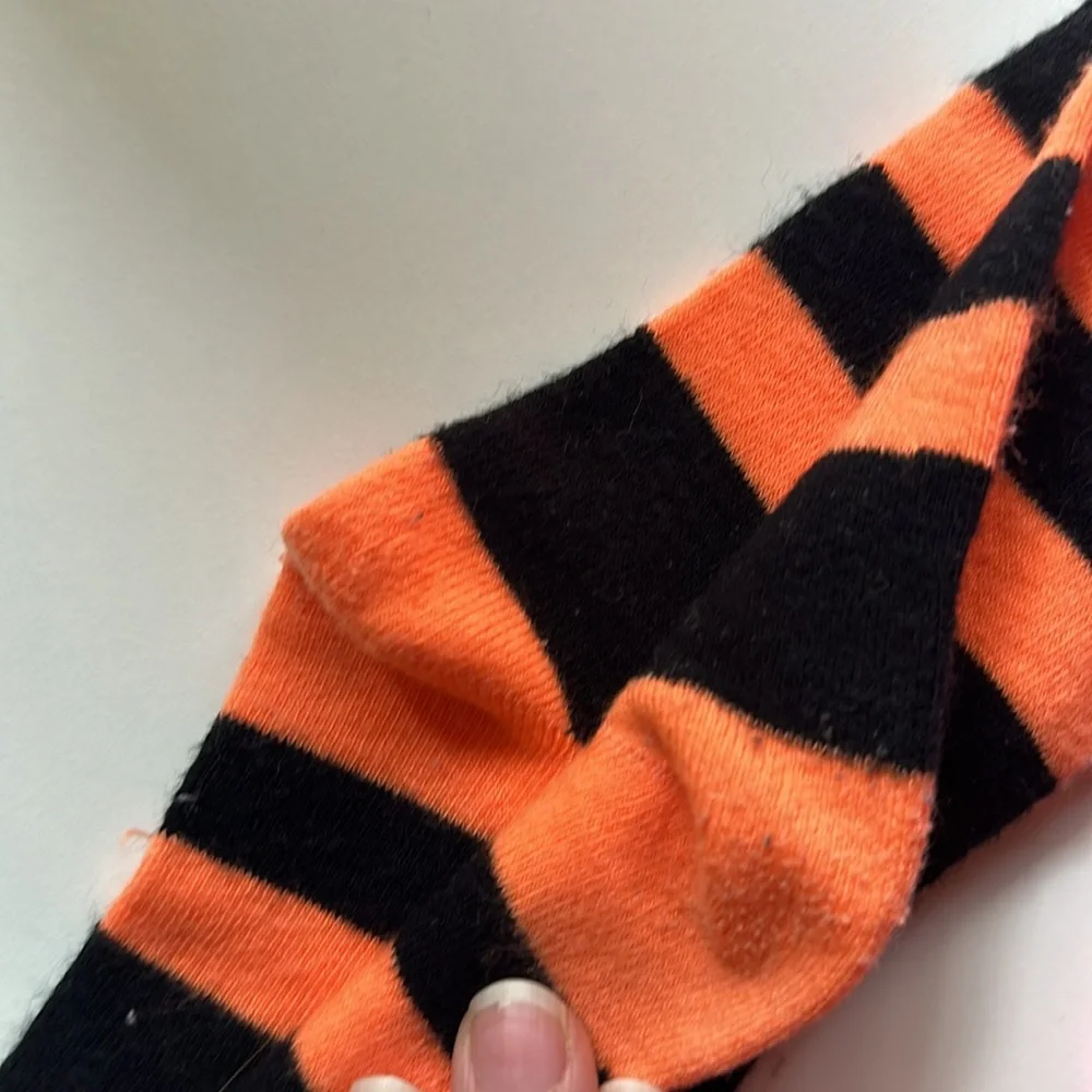 2 Pairs Festive Thigh High Over The Knee Halloween Socks